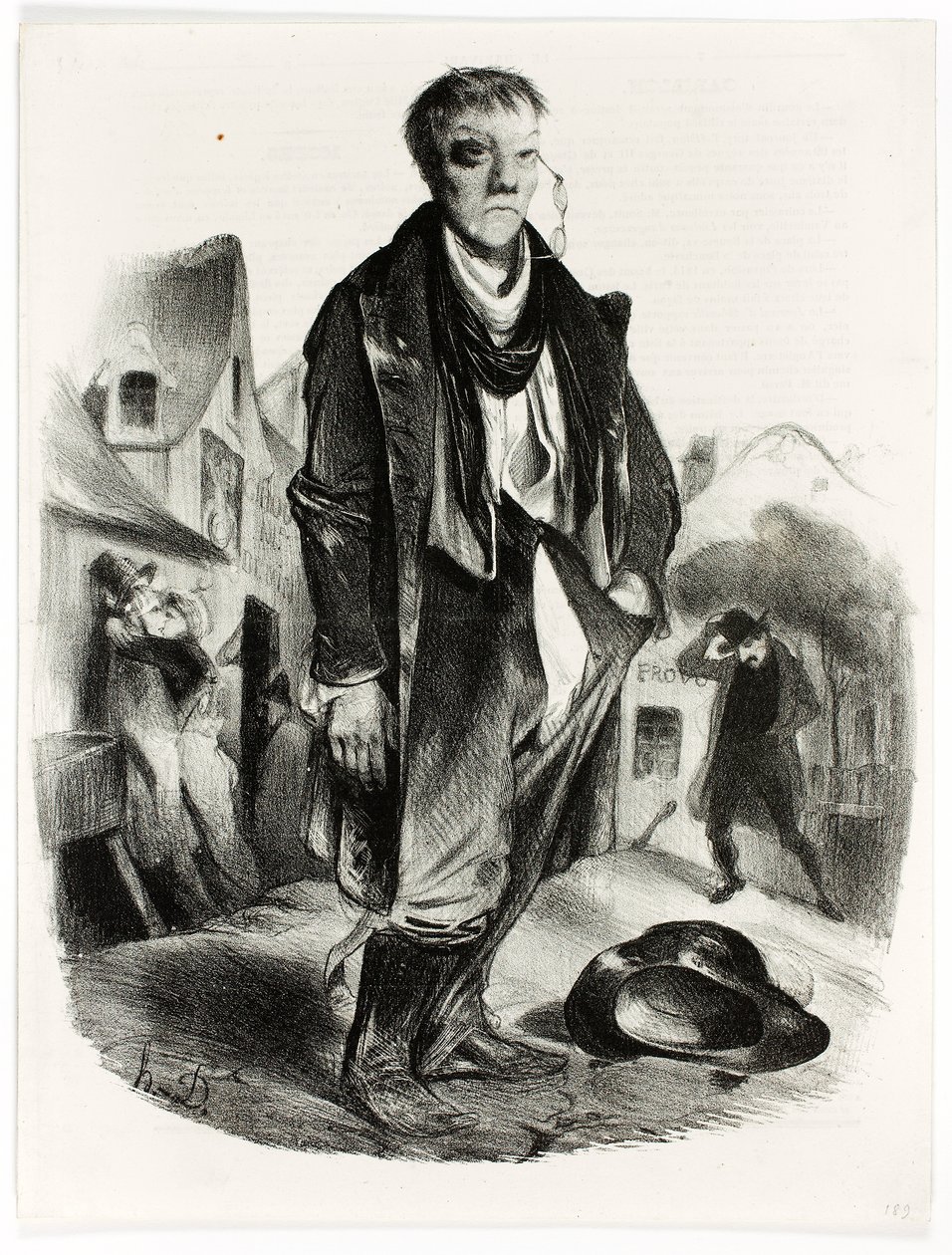 Drunkaren av Honoré Daumier