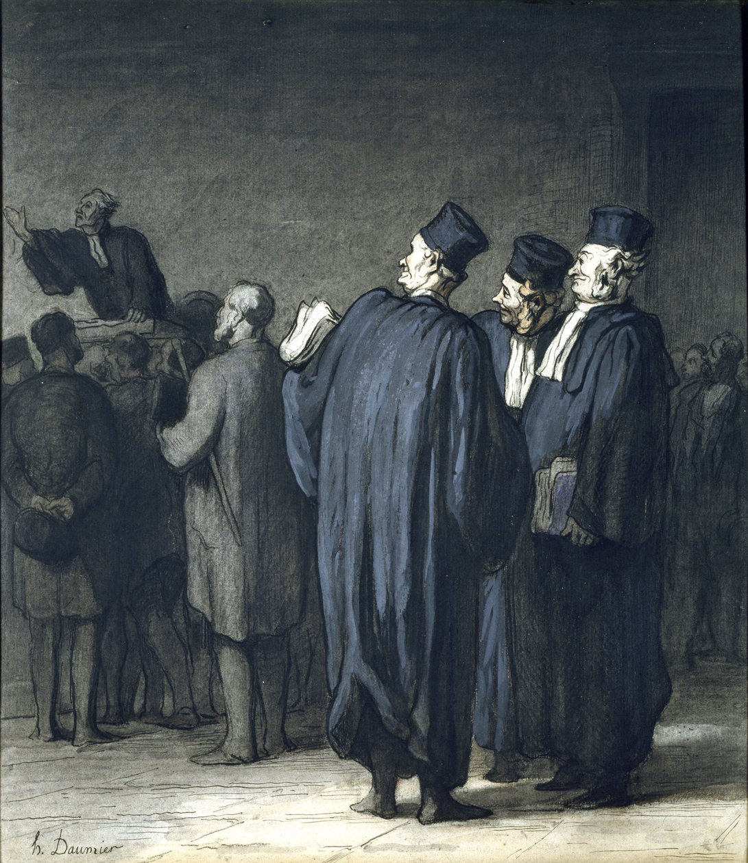 Advokatene av Honoré Daumier