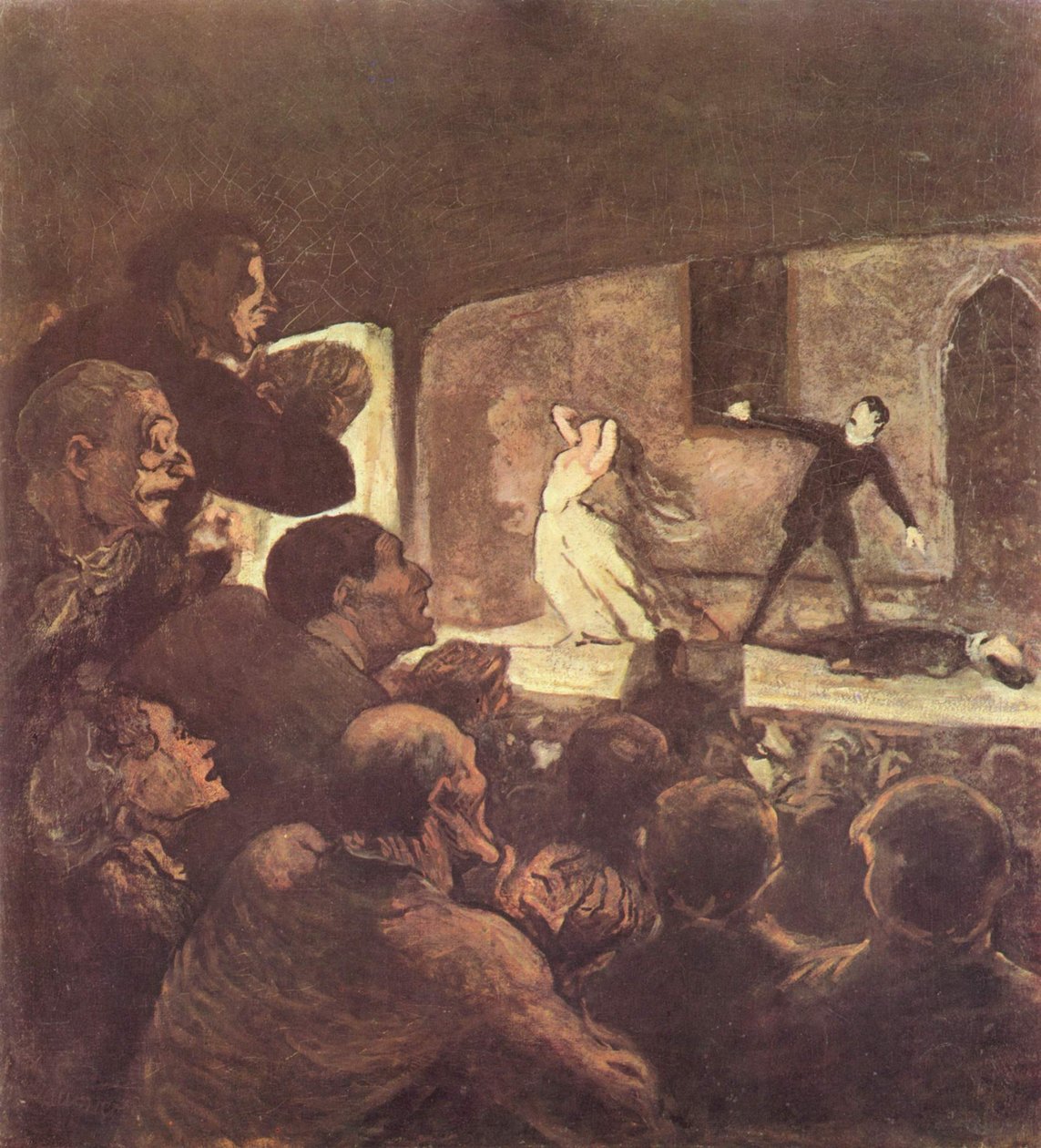 Melodramaet av Honoré Daumier