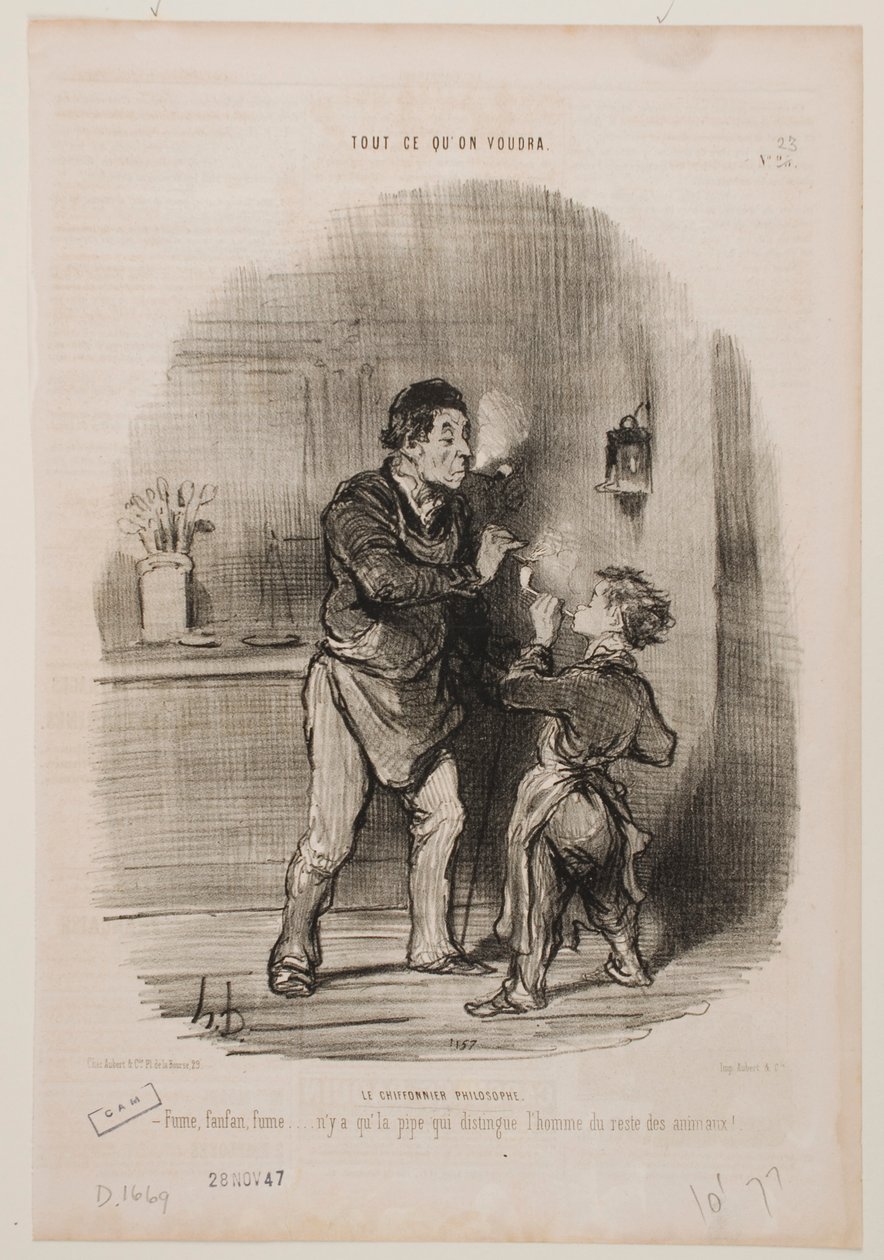 Den filosofiske filleplukkeren av Honoré Daumier