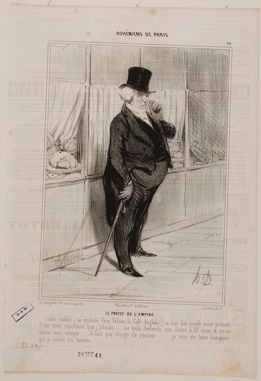 Prefekten i keiserriket av Honoré Daumier