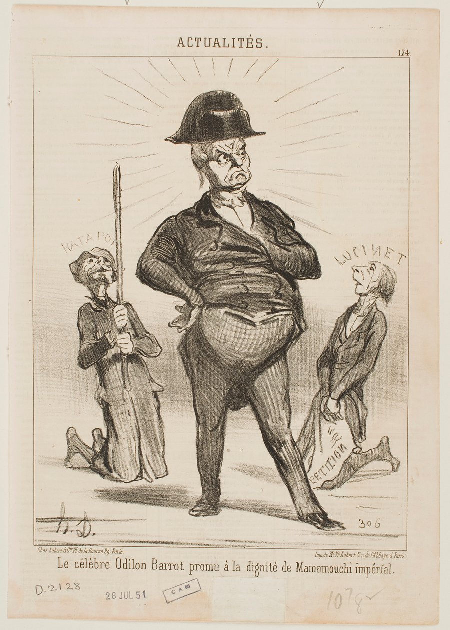Den berømte Odilon Barrot av Honoré Daumier