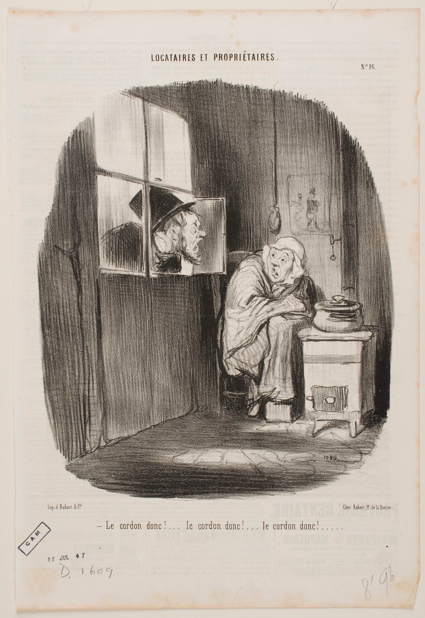 Så tauet!… av Honoré Daumier