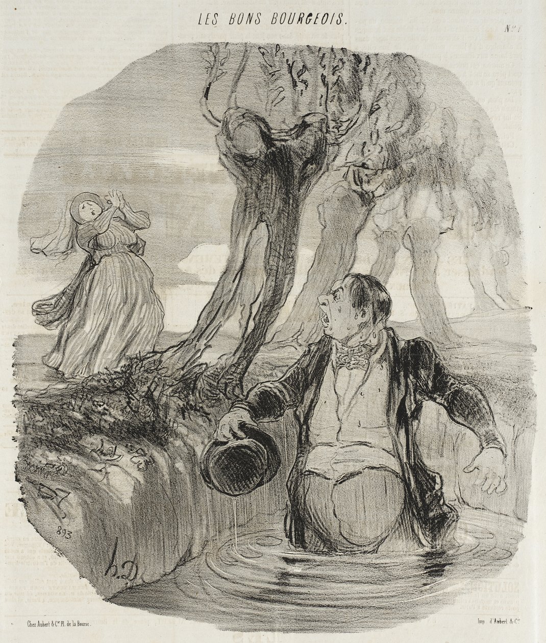 Se, Dorothée... hit har det ført meg... av Honoré Daumier