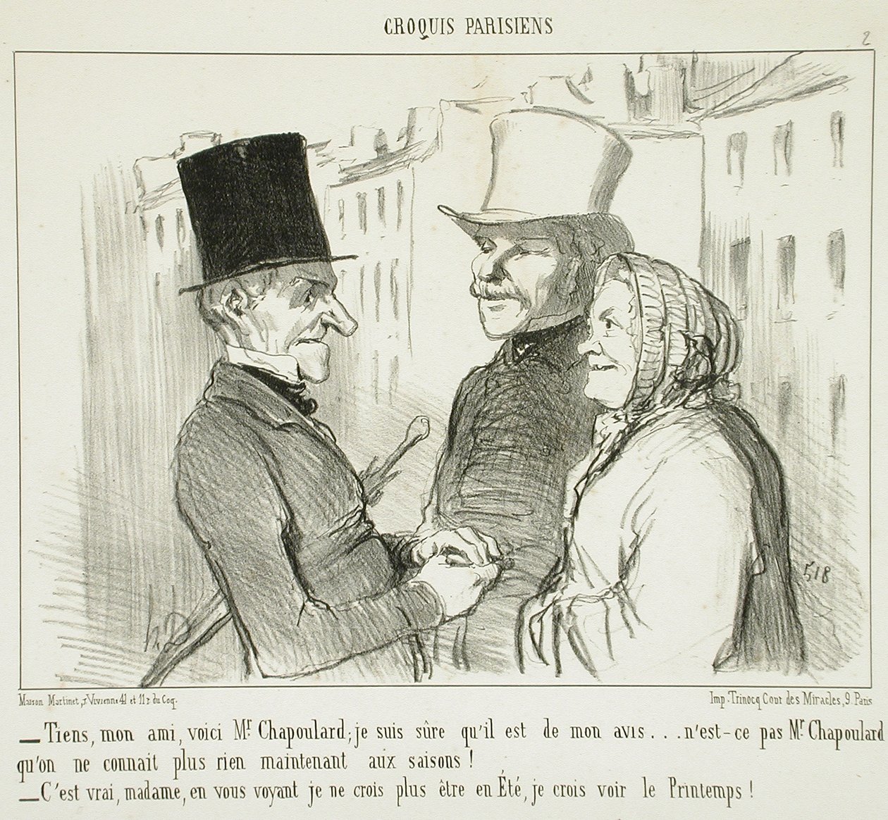 «Se, min venn, her er herr Chapoulard...» av Honoré Daumier