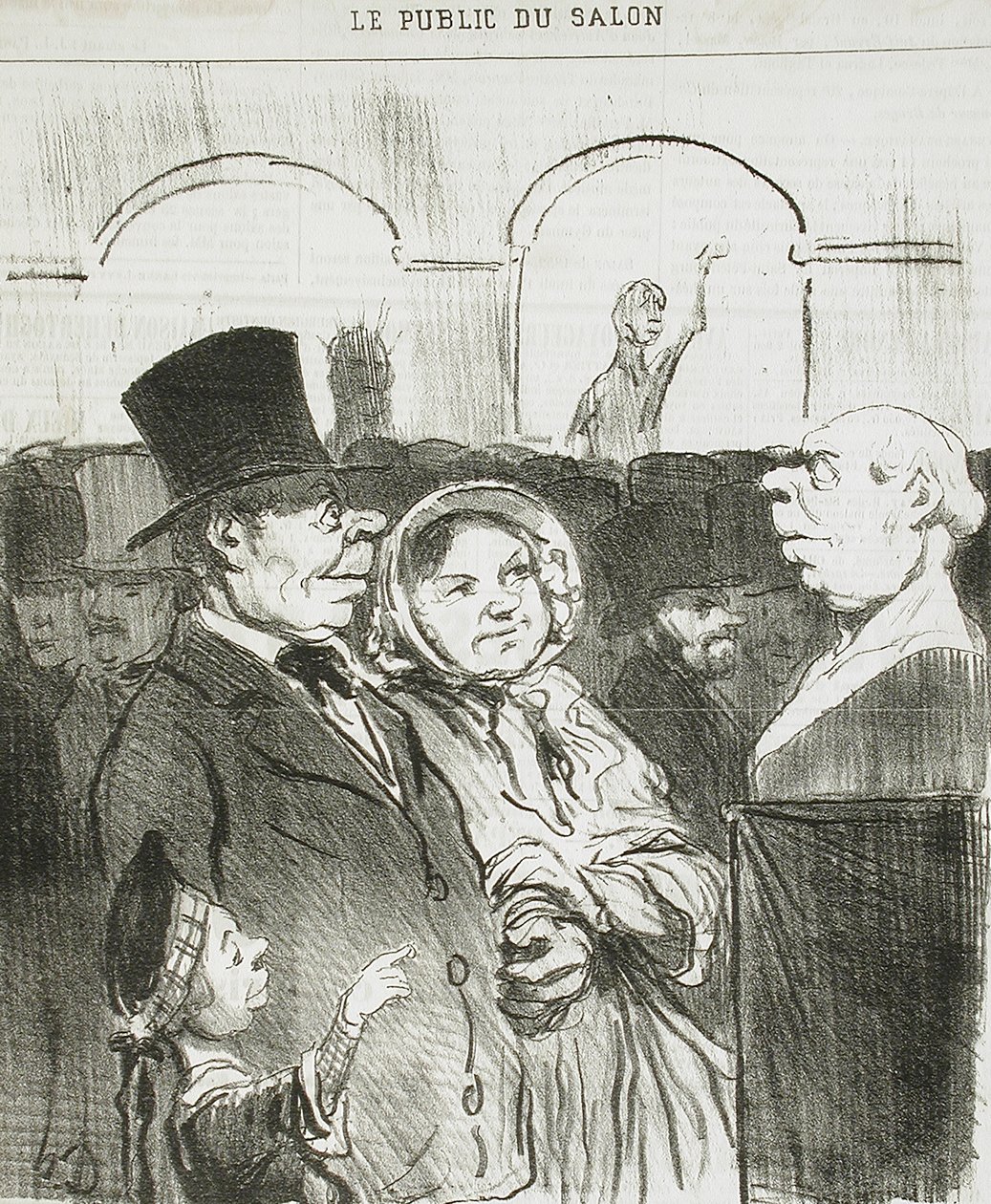 Se, pappa, der er du!... av Honoré Daumier