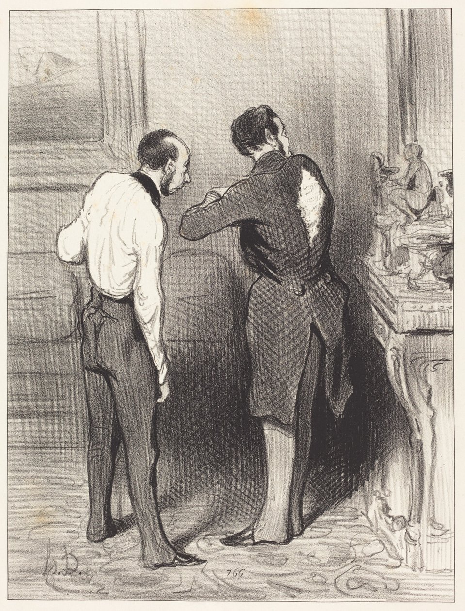 Klærne dine kler meg, jeg låner dem... av Honoré Daumier