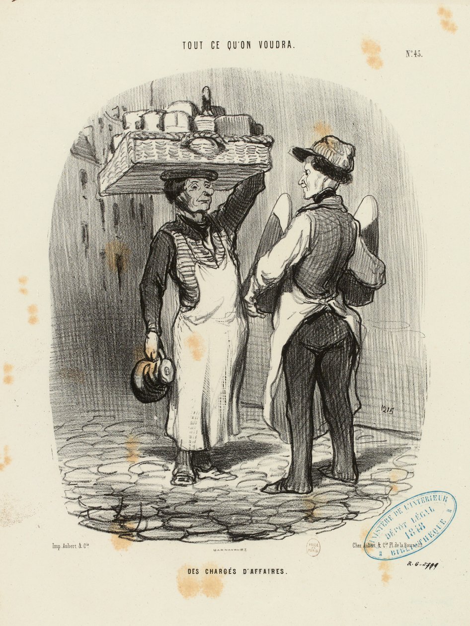 Alt man måtte ønske nr. 43: Forretningsbyrder av Honoré Daumier