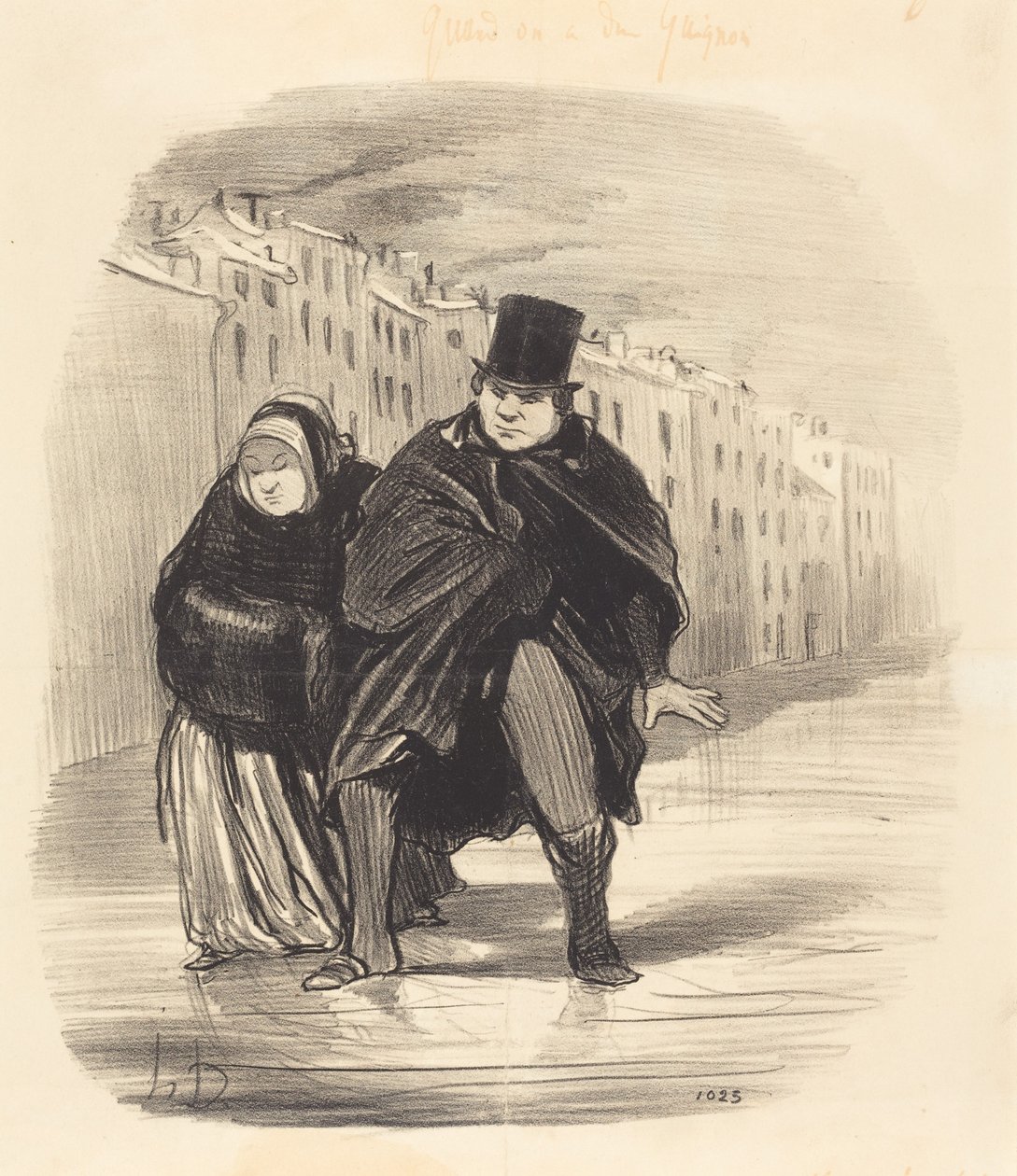 Du kommer til å skjelle meg ut igjen... fordi jeg går for å ønske meg noe... av Honoré Daumier