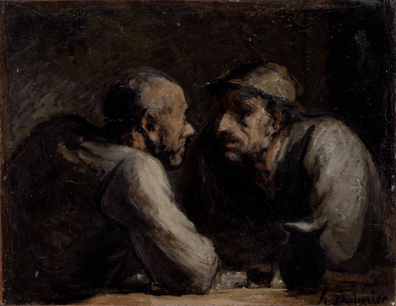 To drikker av Honoré Daumier