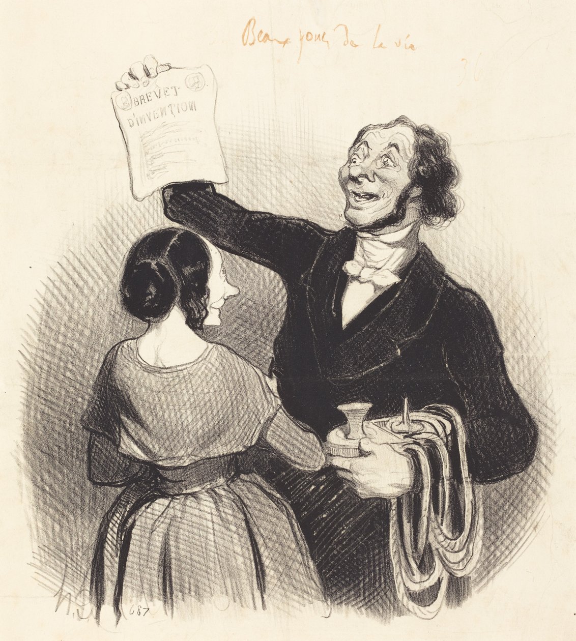 Nok en stor mann av Honoré Daumier