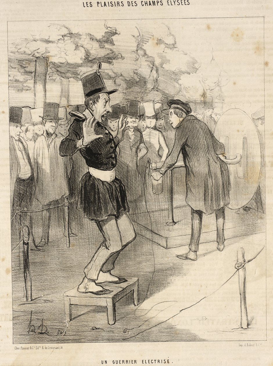 En elektrifisert kriger av Honoré Daumier
