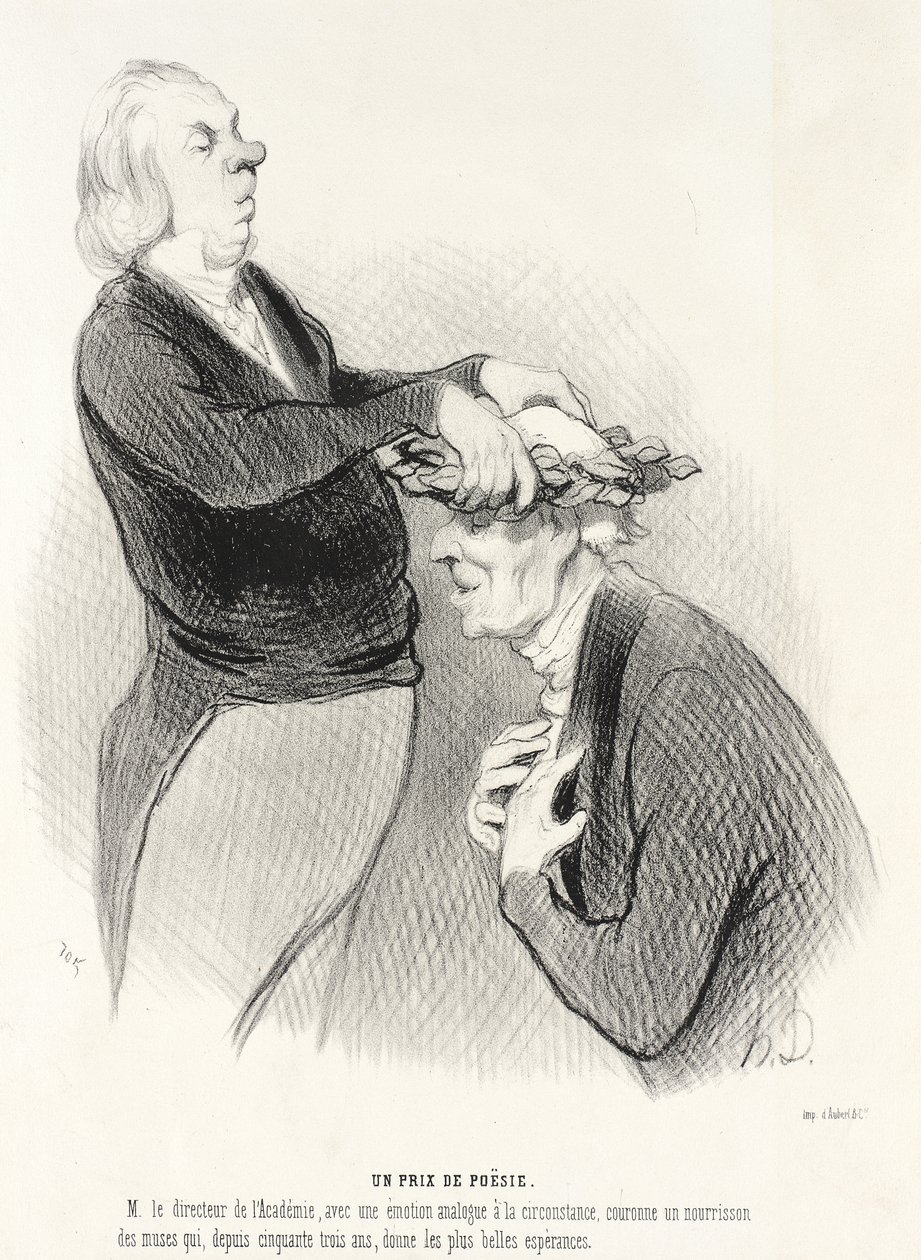 En poesipris av Honoré Daumier
