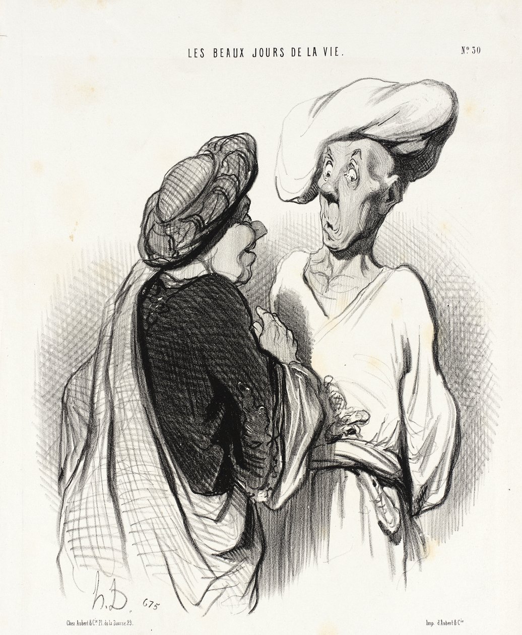 En skikk i India av Honoré Daumier