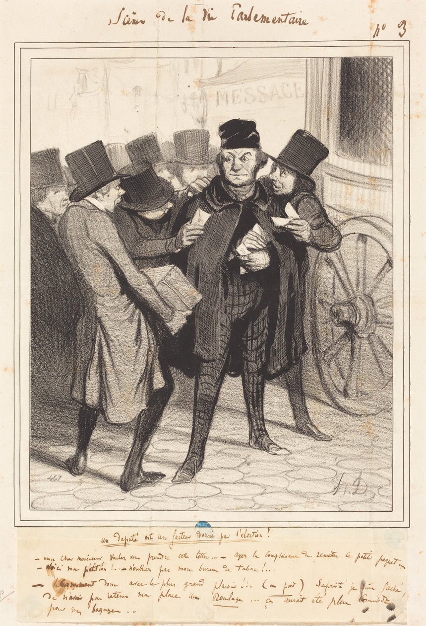 En fornøyelsestur til Paris av Honoré Daumier