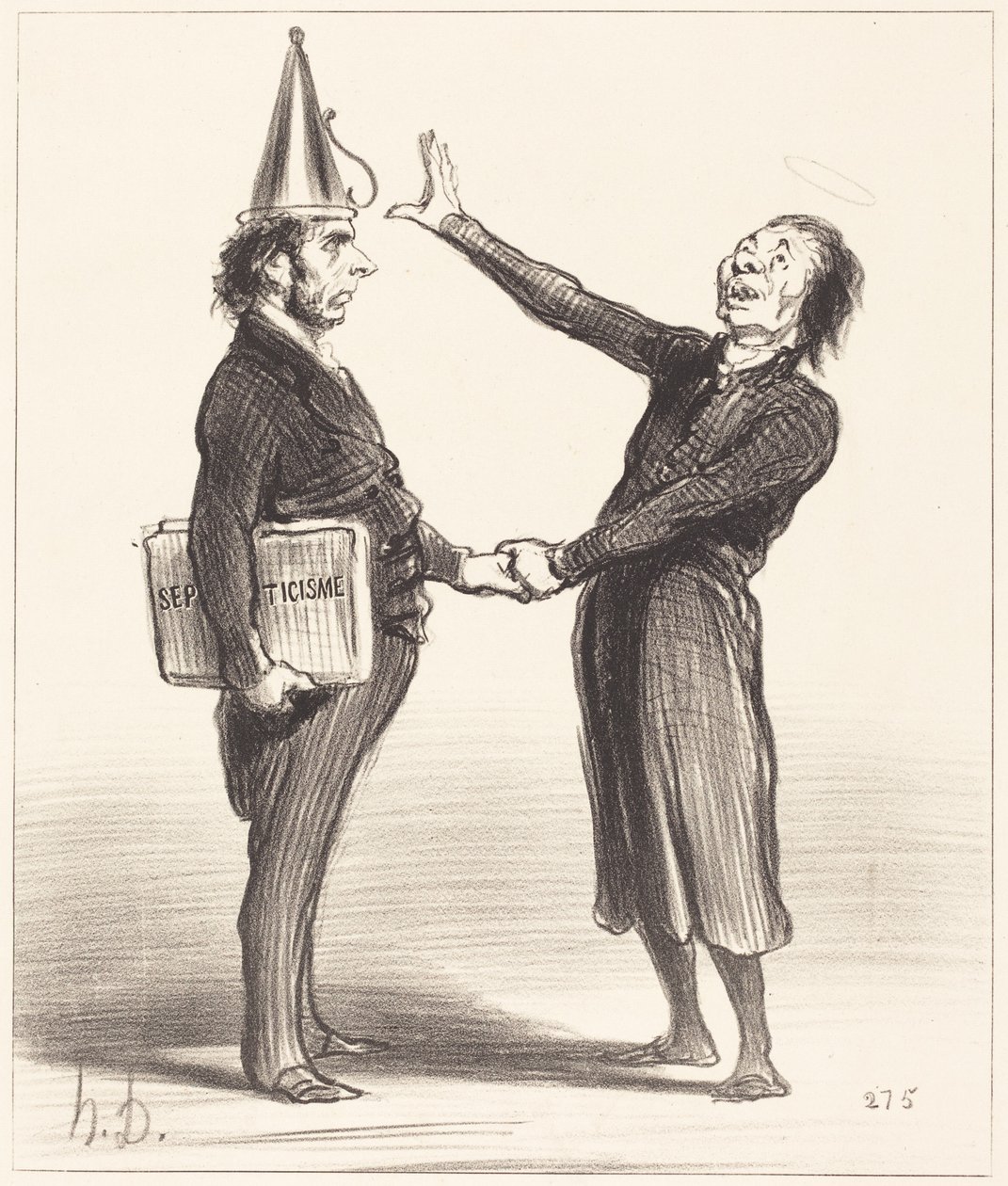 En allianse av Honoré Daumier