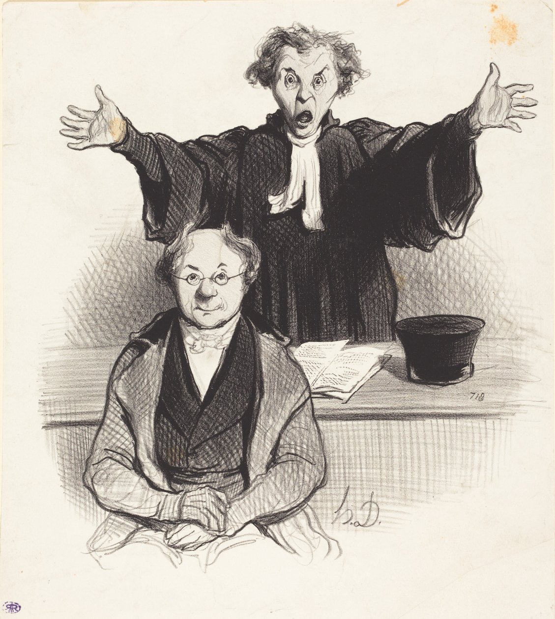 En anmodning om separasjon av Honoré Daumier