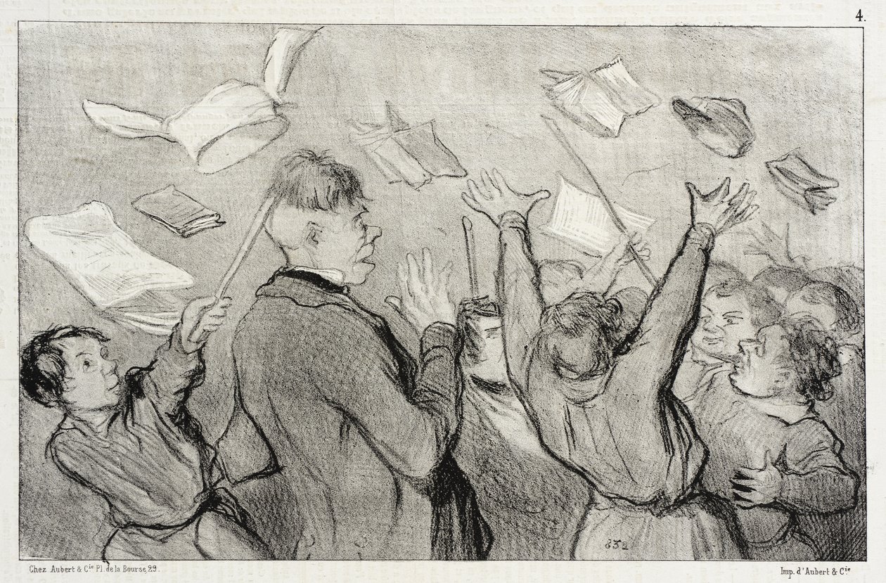 Et opprør av Honoré Daumier