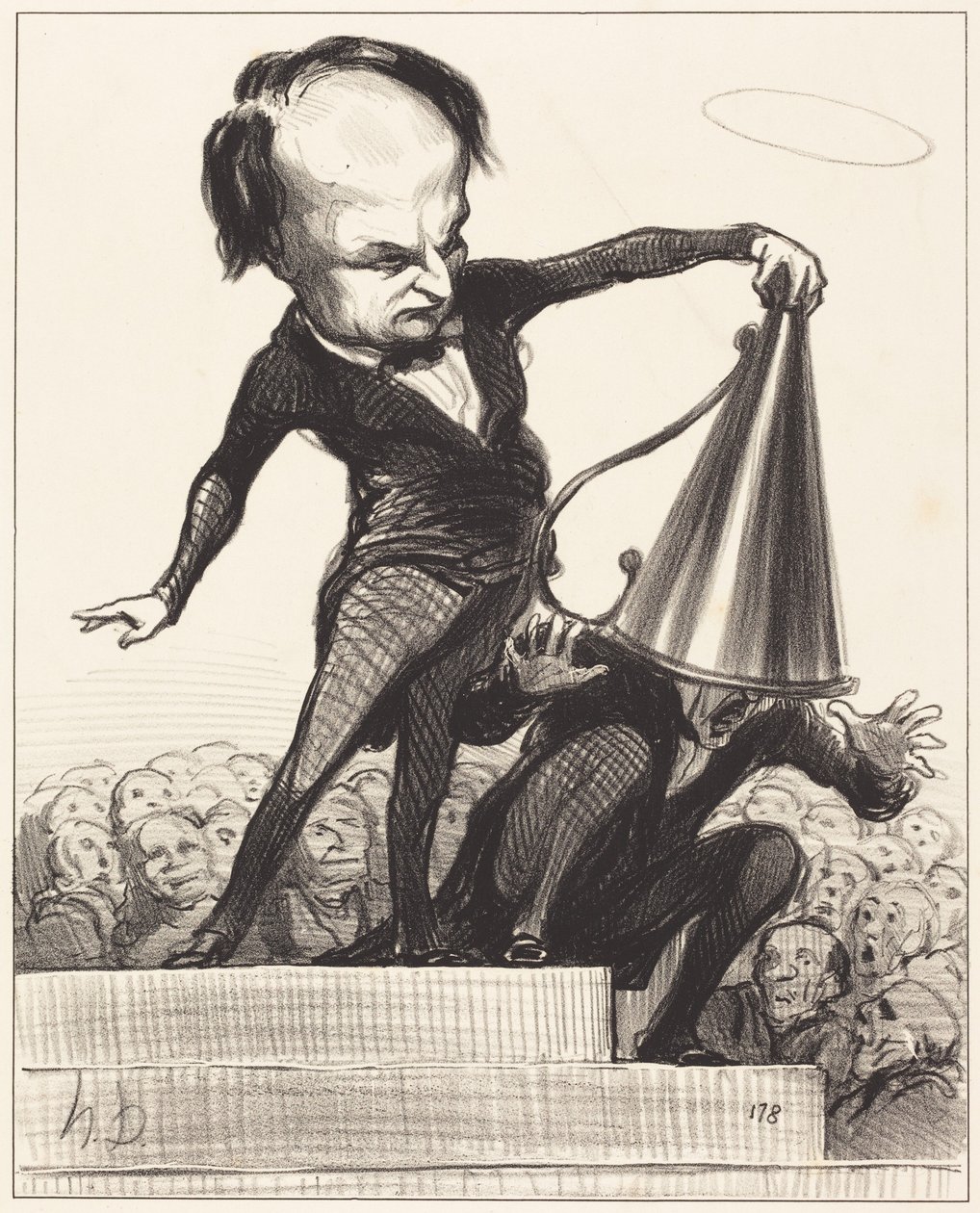 Én glans slukker en annen av Honoré Daumier