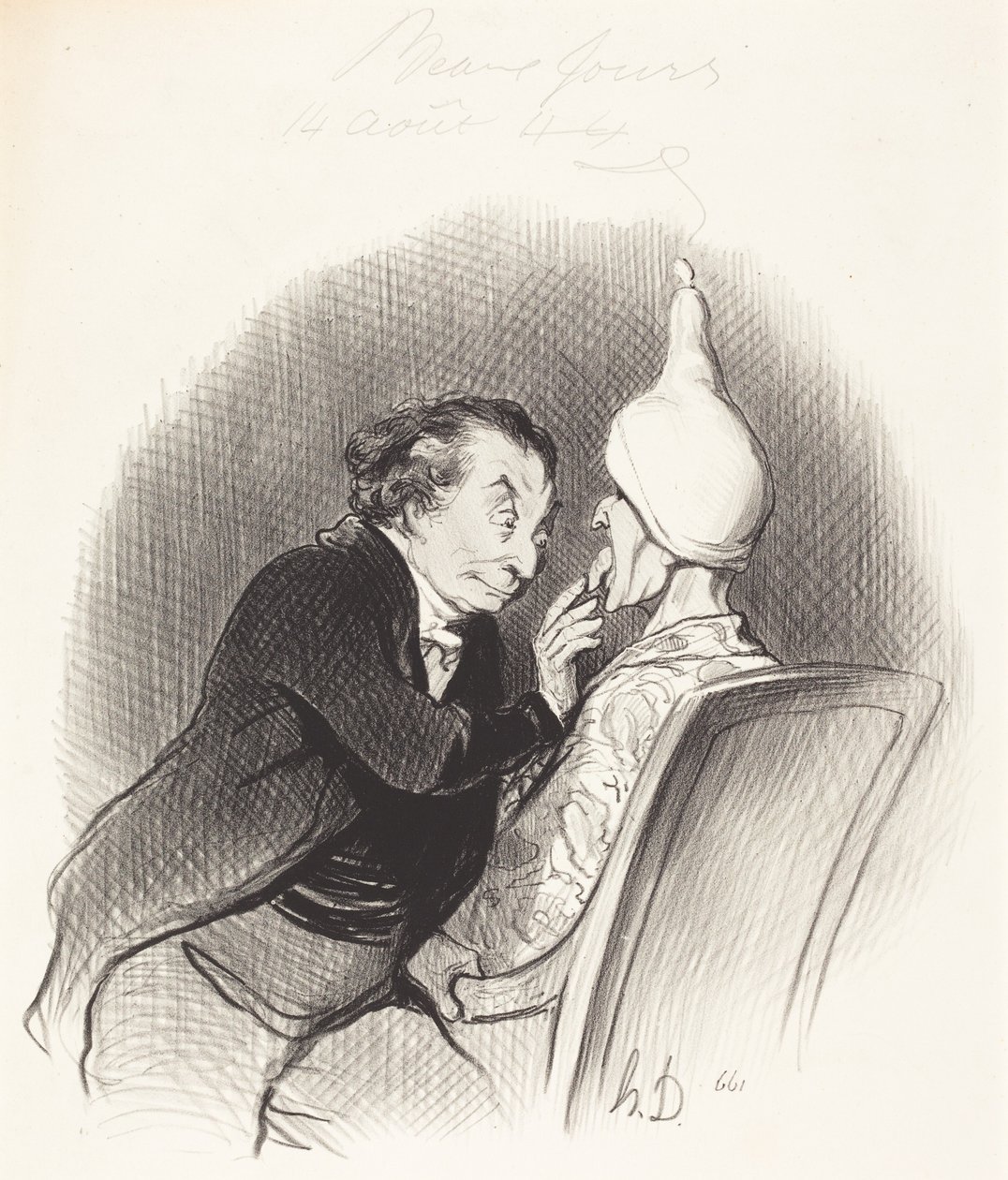 Et lykkelig funn av Honoré Daumier