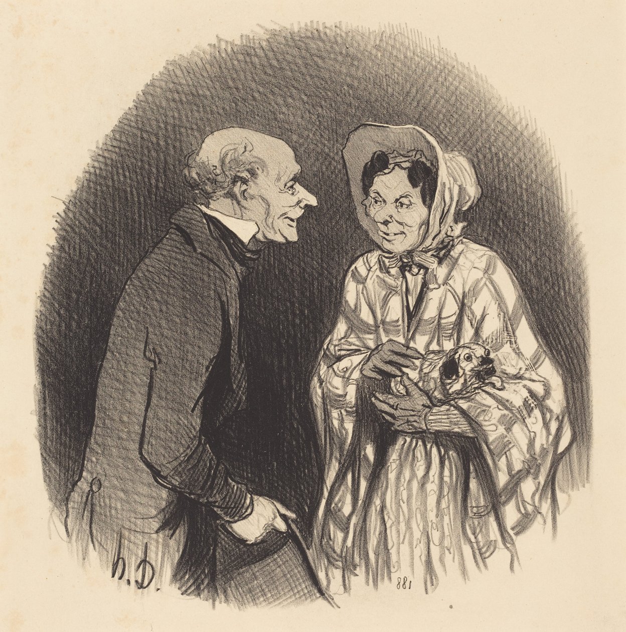 Et nytt bekjentskap av Honoré Daumier