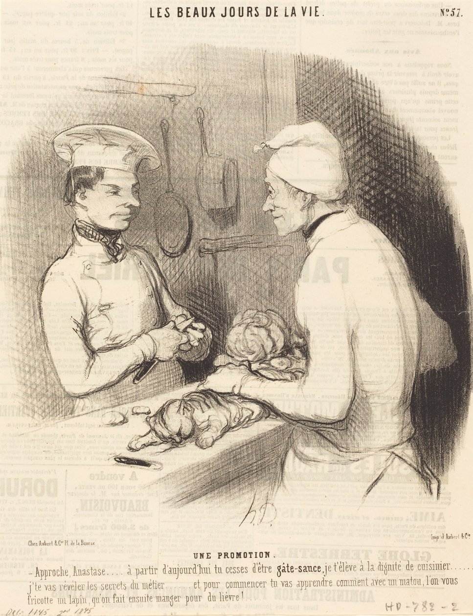 En forfremmelse av Honoré Daumier