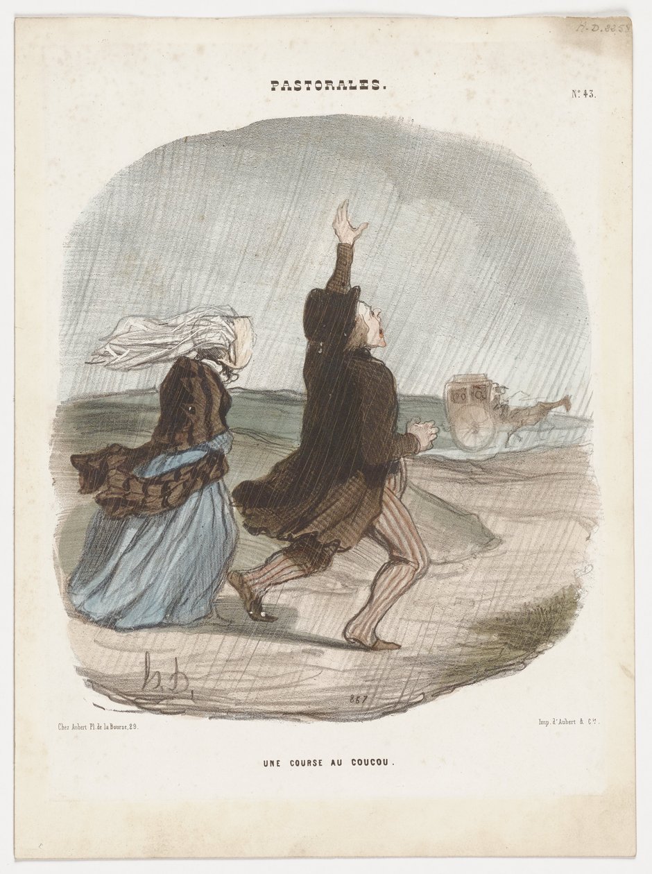 Et gjøkeløp. (Pastoraler nr. 43) av Honoré Daumier