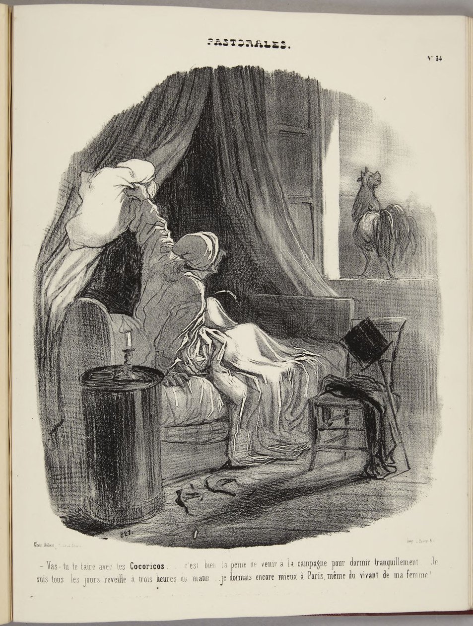 Vil du tie stille med dine kykkelikyer... av Honoré Daumier