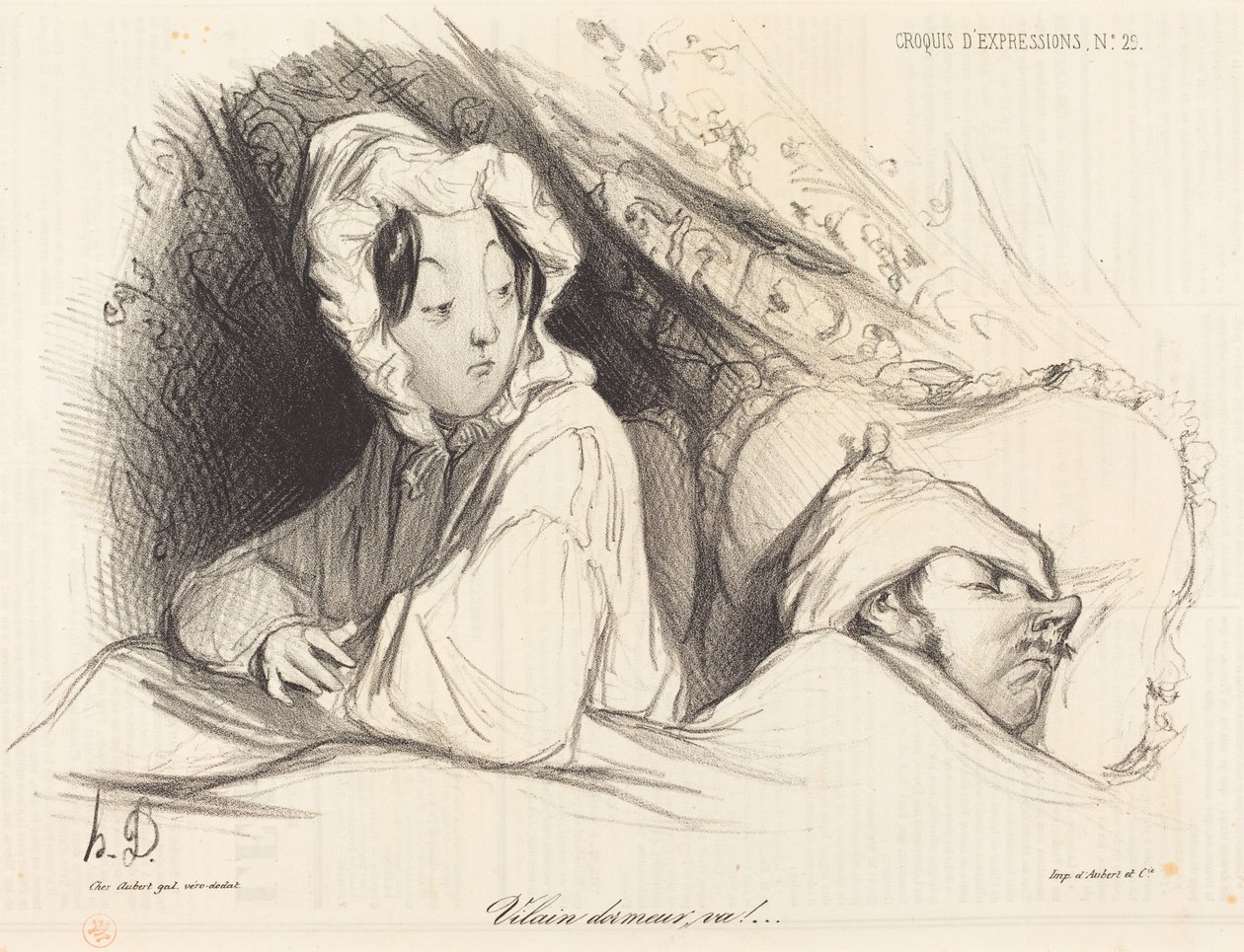 Din late sover! av Honoré Daumier