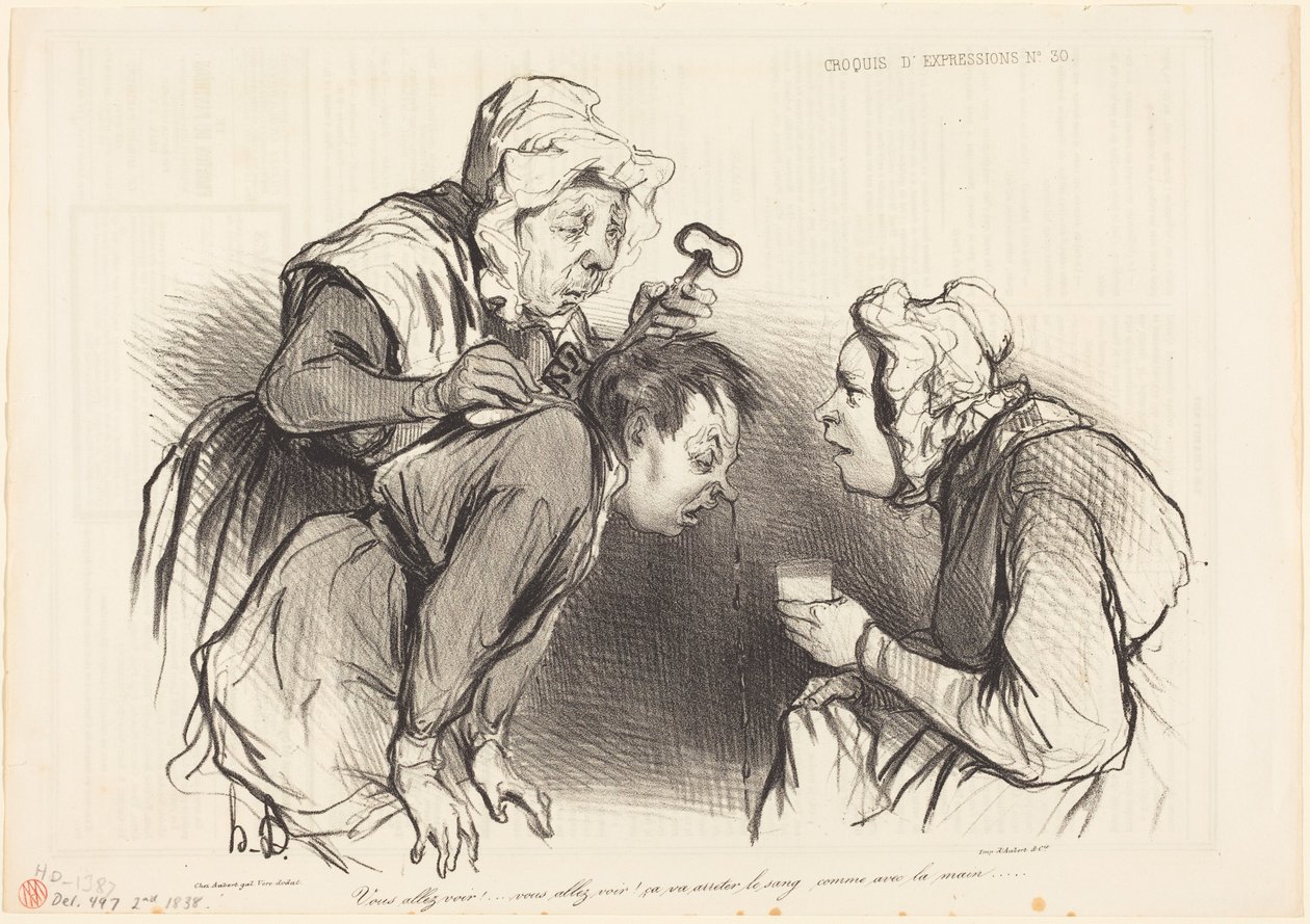 De skal få se!... Det vil stanse blodet... av Honoré Daumier