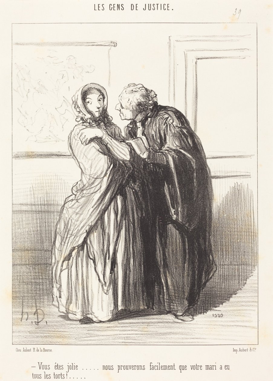 De er vakker... av Honoré Daumier