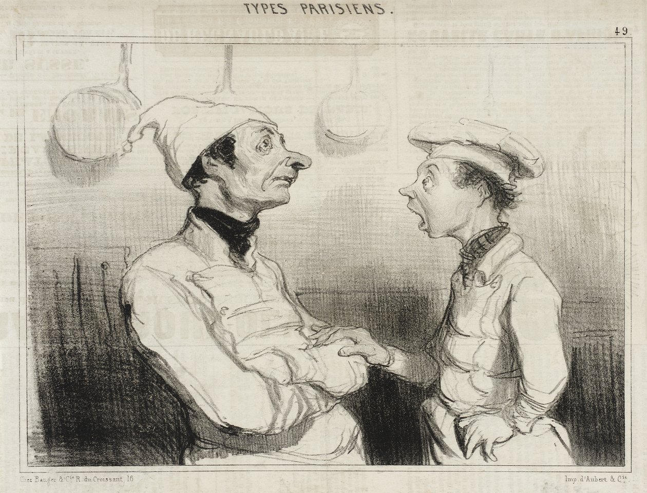 De vet godt hvilken svamp De snakket om... av Honoré Daumier
