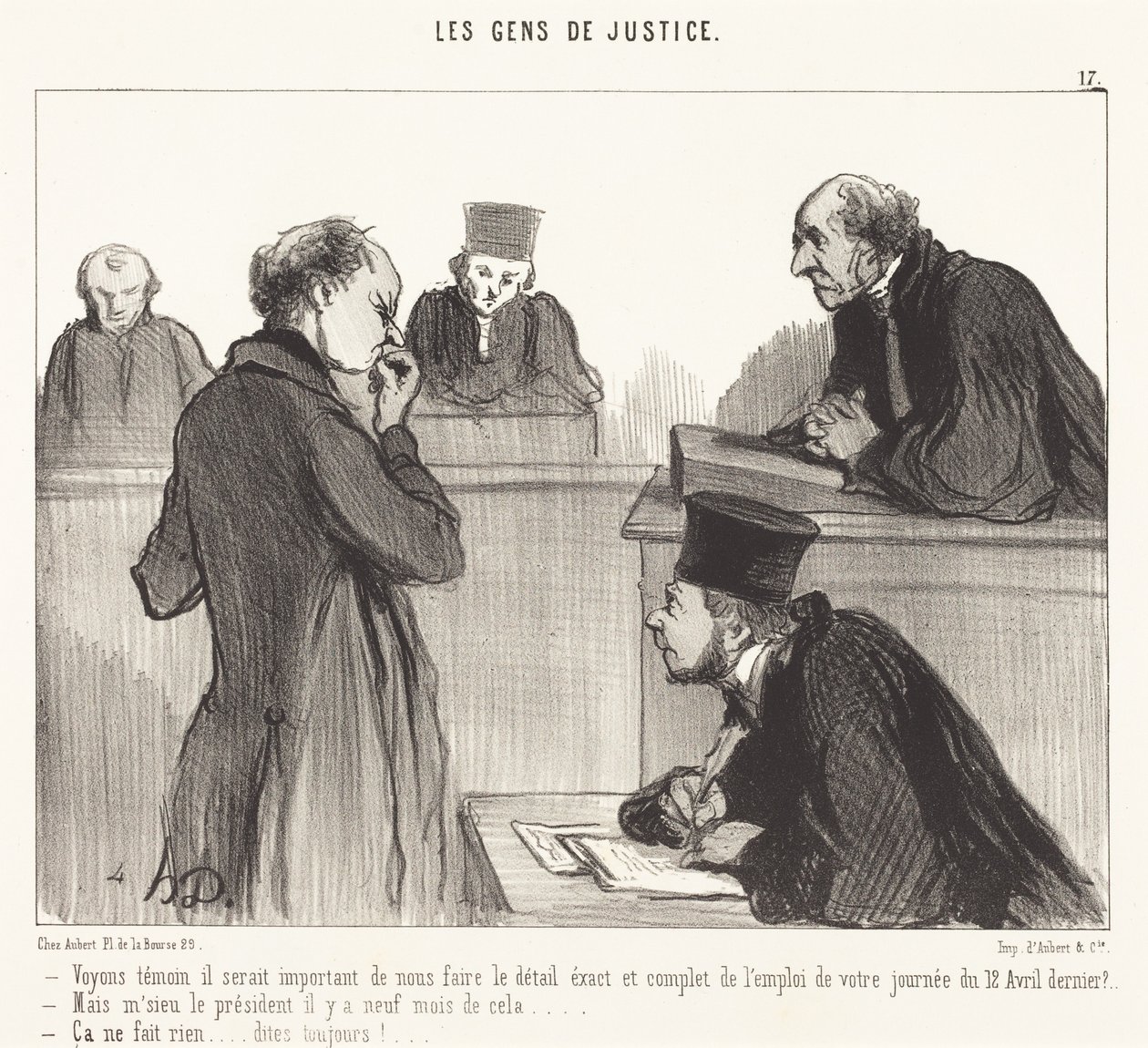 La oss se at det ville være viktig å... av Honoré Daumier