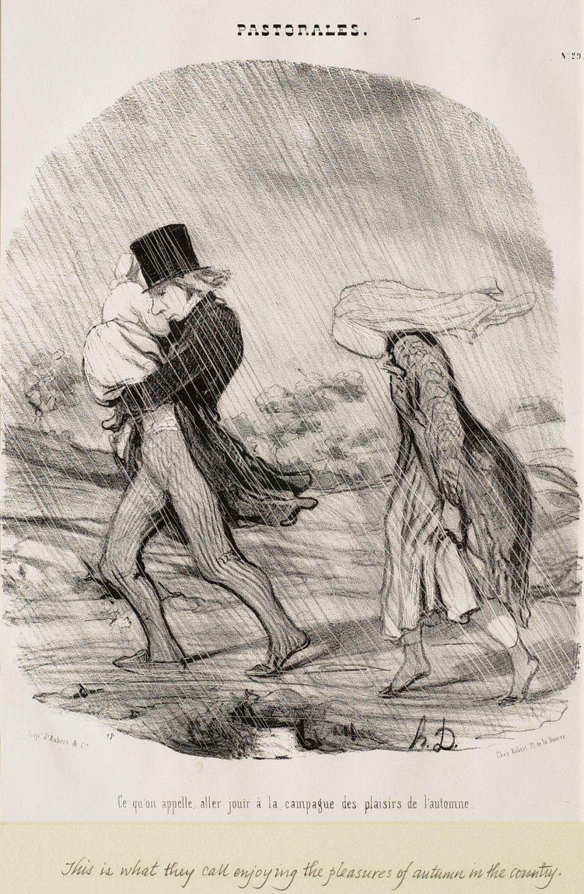 Det vi kaller å dra ut og nyte landet av Honoré Daumier