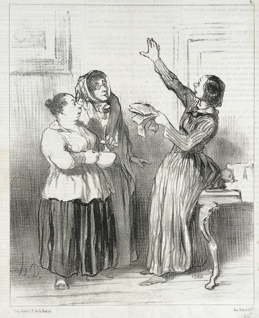 ...hva er kvinnen i dag i samfunnet... av Honoré Daumier