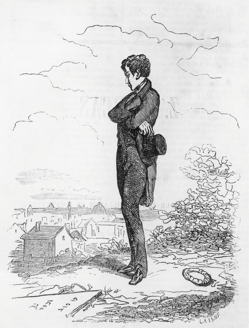 Adolphe Minard, illustrasjon fra Good Businessman (Le Faiseur) av Honore de Balzac (1799-1850), fransk utgave av Honore de Balzac