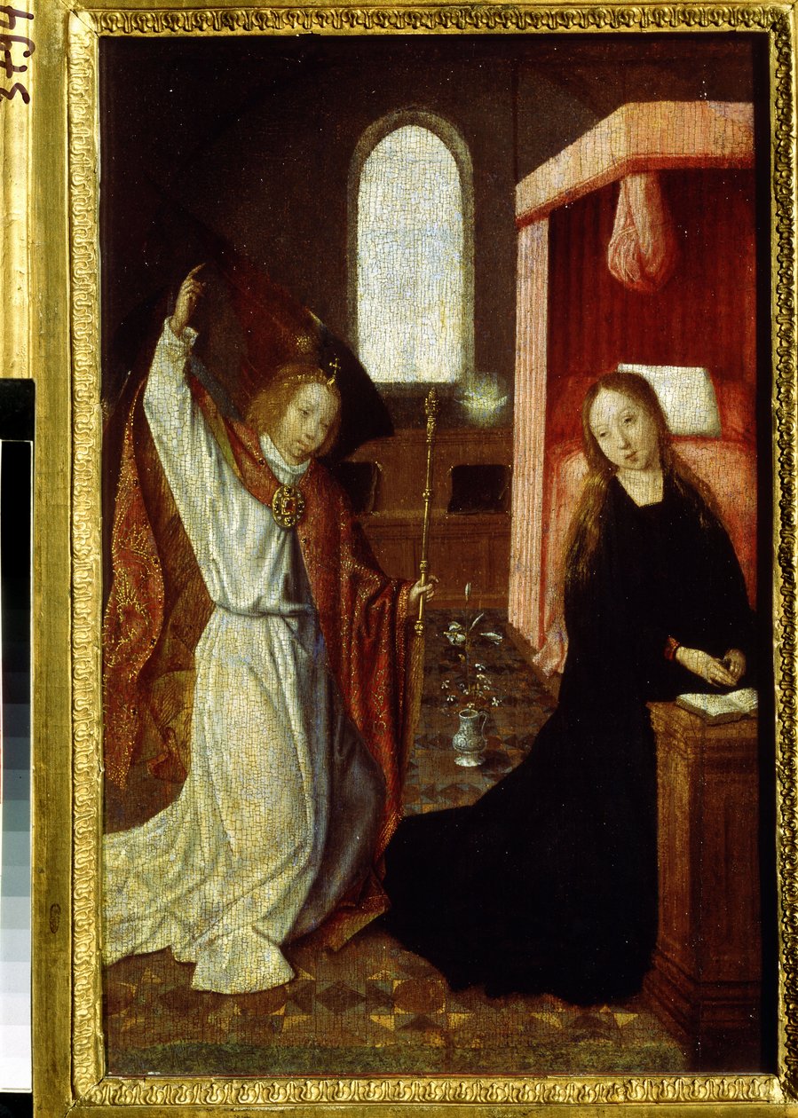 ""Bebudelsen"" Maleri av mesteren av Hoogstraeten (aktiv mellom 1490 og 1530) Begynnelsen av det 16. århundre Pushkin-museet, Moskva av Hoogstraeten Master