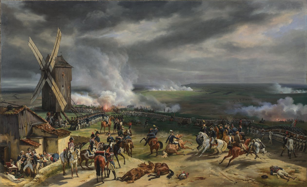 Slaget ved Valmy av Emile Jean Horace Vernet
