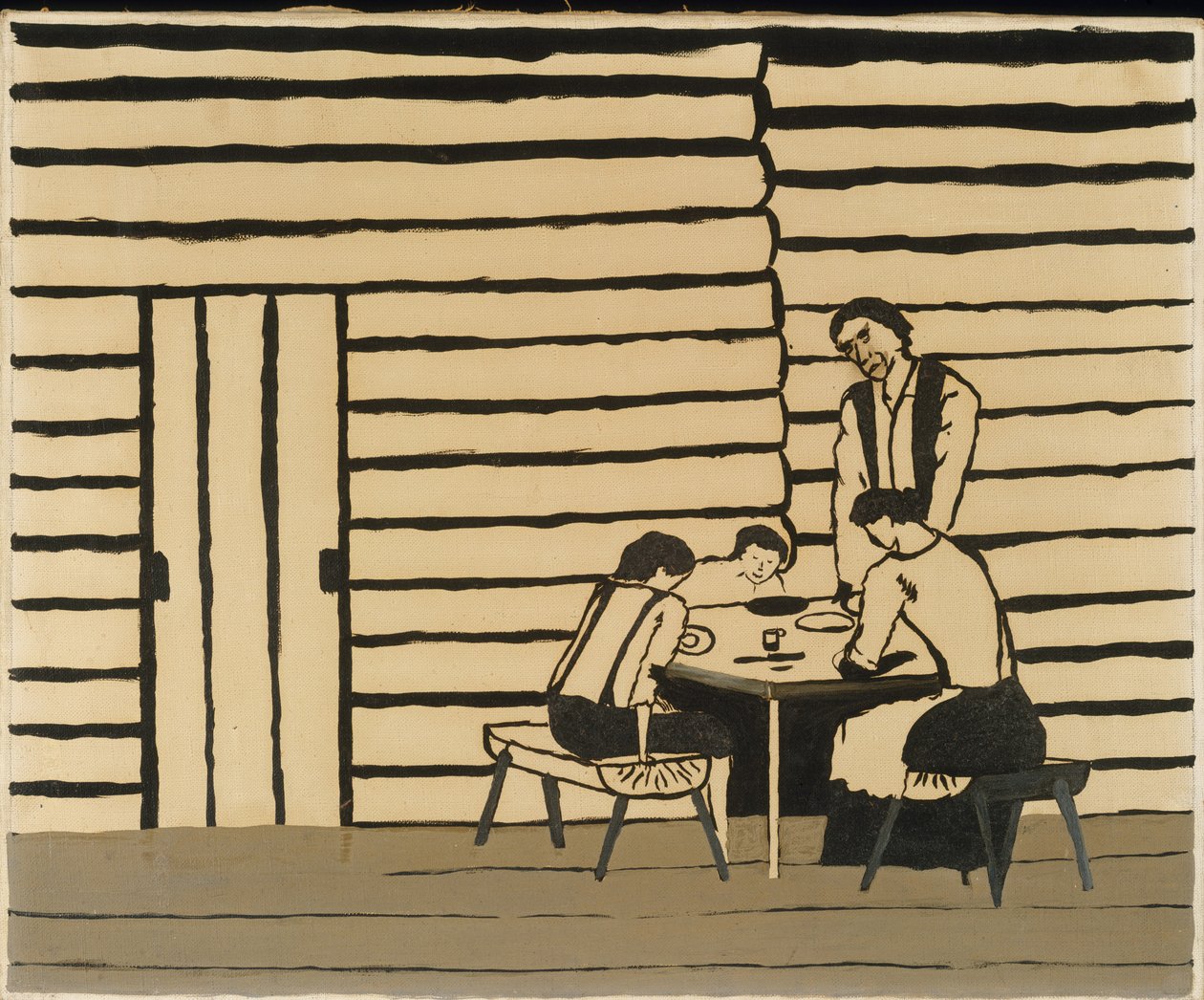 Familiemiddag av Horace Pippin