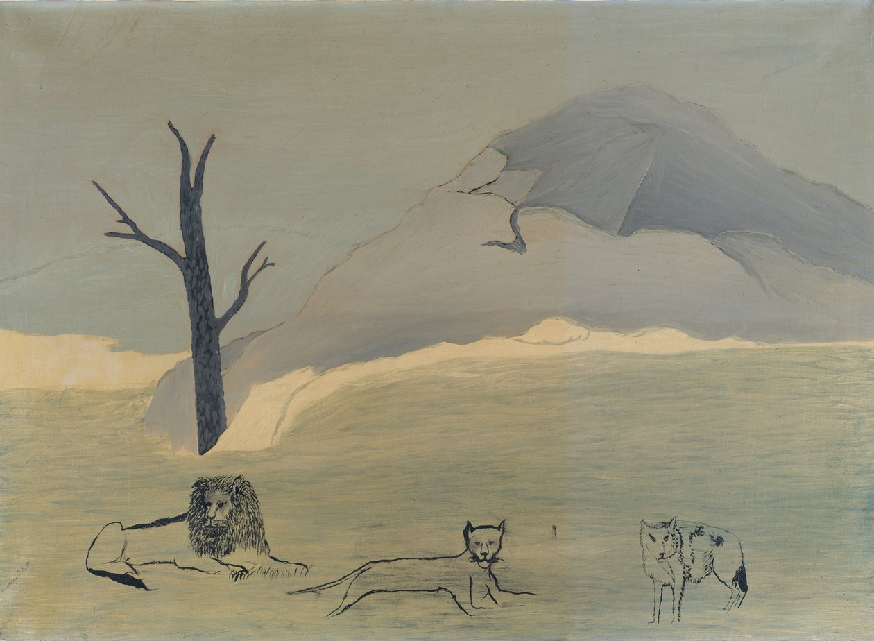 Det hellige fjell IV av Horace Pippin