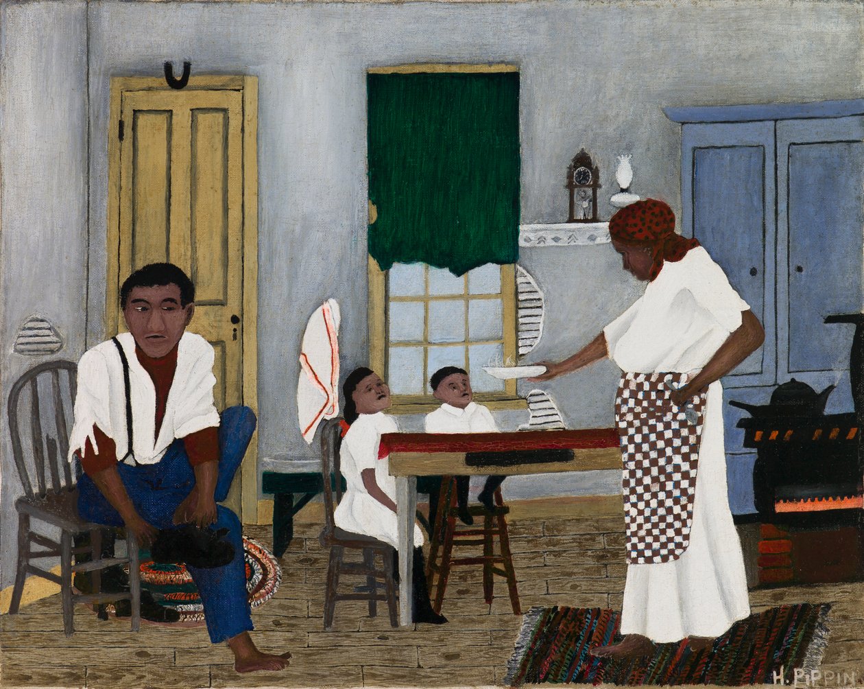 Søndag morgen frokost av Horace Pippin