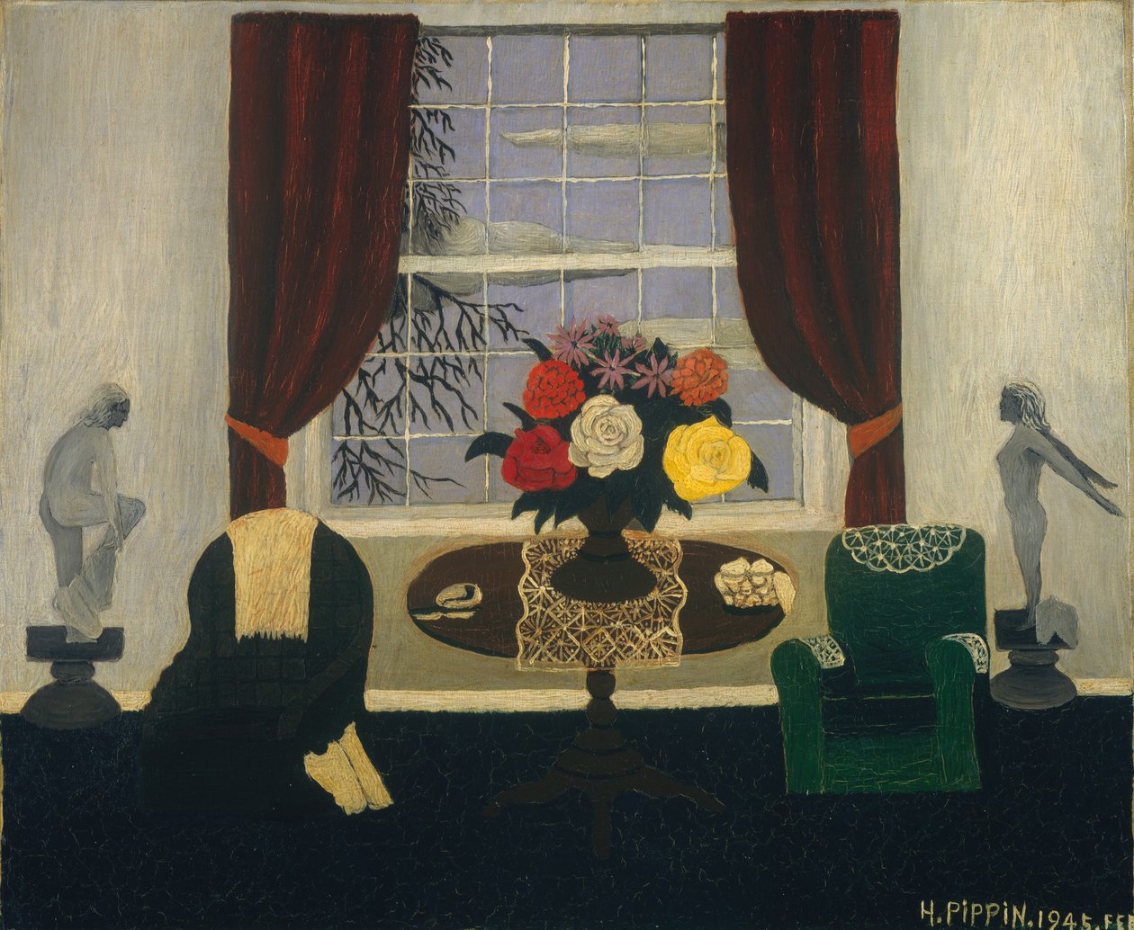 Viktoriansk interiør I av Horace Pippin
