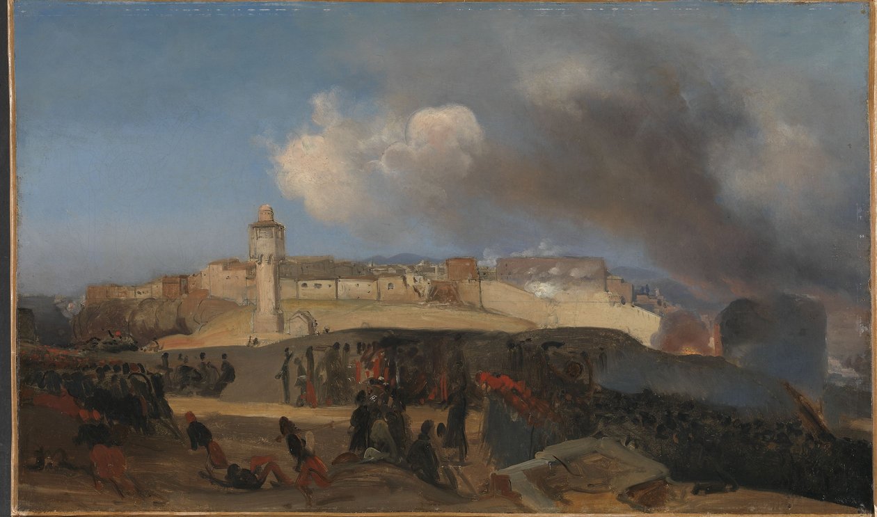 Det andre angrepet på Constantine, 13. oktober 1837 av Horace Vernet