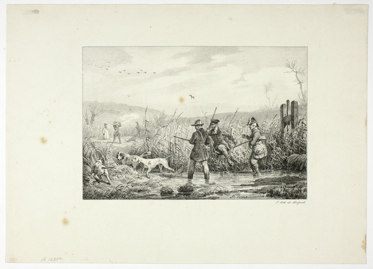 Jegere av Emile Jean Horace Vernet