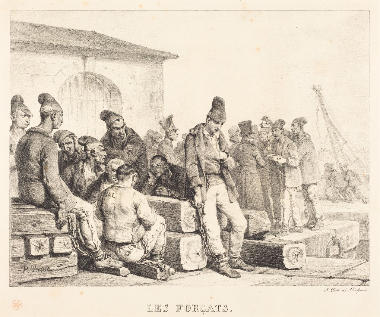 De straffedømte av Horace Vernet