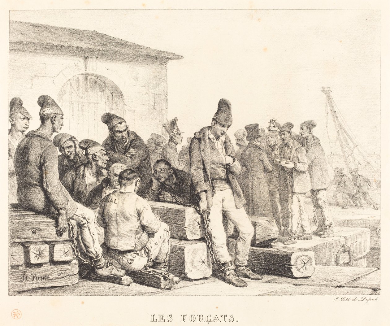 De straffedømte av Emile Jean Horace Vernet