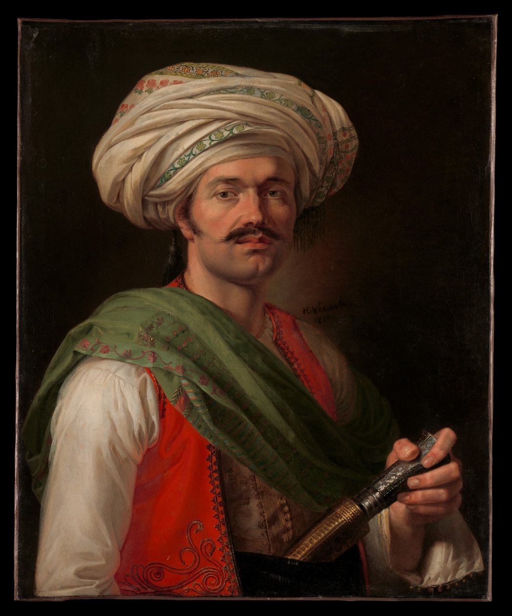 Portrett av en «mamelukk» av Horace Vernet