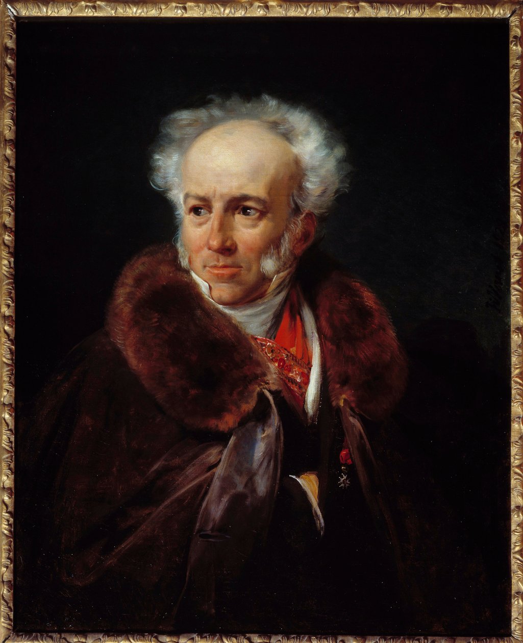 Portrett av maleren Jean Baptiste Isabey (1767-1855) Maleri av Emile dit Horace Vernet (1789-1863) 1828 Søn. 0,81x0,64 m av Emile Jean Horace Vernet