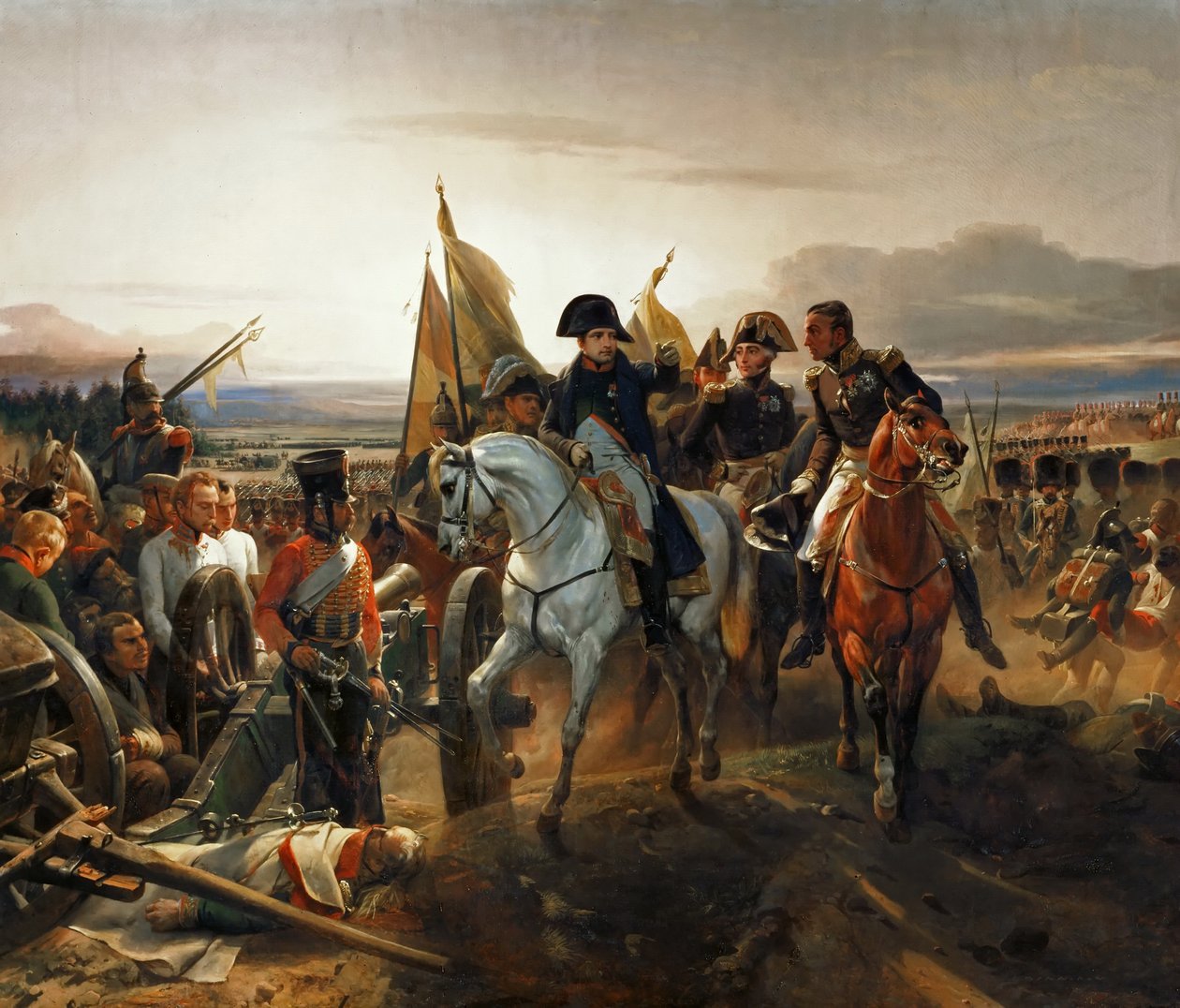 Slaget ved Friedland 14. juni 1807 av Emile Jean Horace Vernet