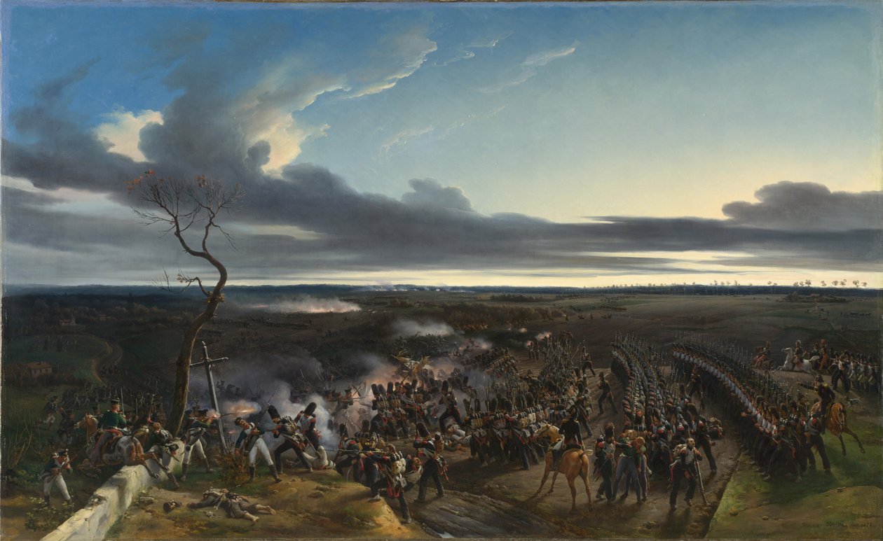 Slaget ved Montmirail av Emile Jean Horace Vernet